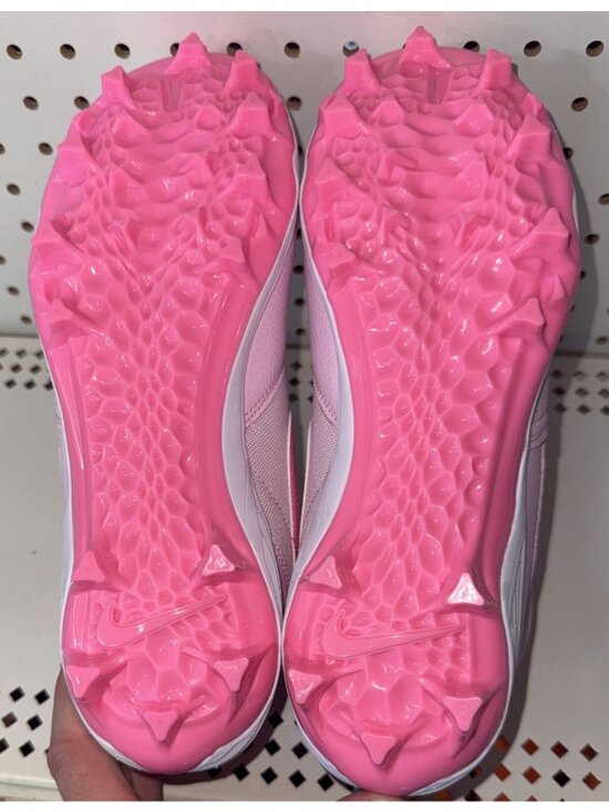 Jordan Stadium 90 Low TD Pink Foam White Mens Leather Football Cleats Size 11 main image 6